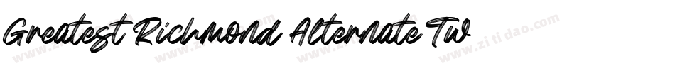 Greatest Richmond Alternate Two字体转换